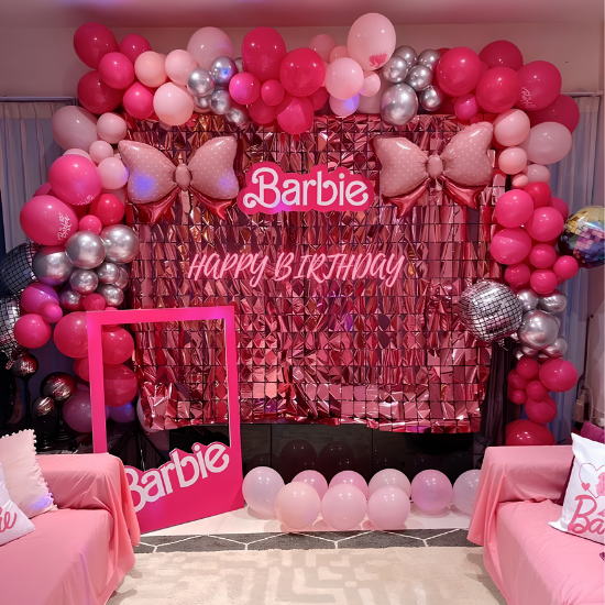 Barbie 1 Barbie theme decoration