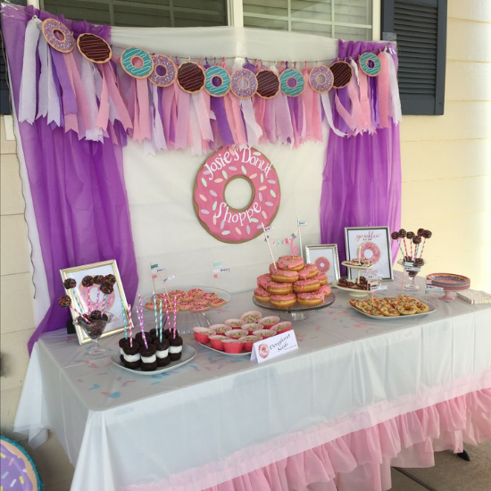Donut Theme 1 Donut Theme Decoration