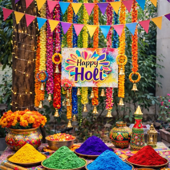 Holi Decoration 1 Holi Decoration