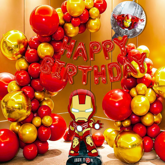 Iron Man 1 Iron Man theme decoration