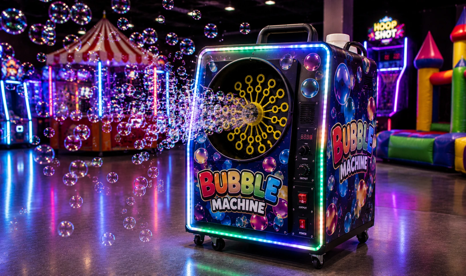 bubble machine on rent